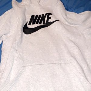 Nike kids black and white sports sweatshirt
